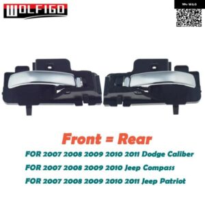 内装 ドアハンドル クローム 左右 JEEP COMPASS PATRIOT 2007-2010 DODGE CALIBER 2007-2012 1DC19SZ0AB 1DC18SZ0AB