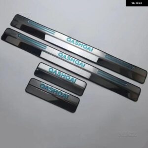 日産 キャシュカイ J10 J11 2009-2019 カー スタイリング サイドドアシル プロテクター スレッショルド スカッフプレート ウェルカムペダル カバー トリム