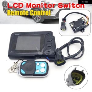 12V / 24V LCDモニタースイッチ+リモート コントロール コントロール ボード5KW 8KW トラック ディーゼルエアヒーター パーキング カーヒーターアクセサリー