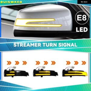 サイドウィング ダイナミックウィンカー ライトバックミラー インジケーター メルセデスベンツ W176 W246 W212 W204 CLA C117 GLA GLK W221 W218