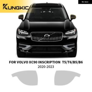 塗装 フィルム ヘッドライト バックミラー ボルボ XC 90 インスクリプション T5/T6/B5/B6 20-23 TPUカットクリア ステッカー - rear-view　mirror