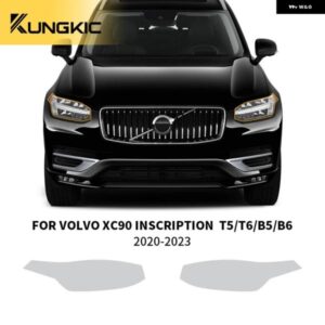 塗装 フィルム ヘッドライト バックミラー ボルボ XC 90 インスクリプション T5/T6/B5/B6 20-23 TPUカットクリア ステッカー