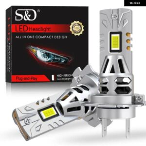 120W ターボ H7 LED CANBUS ライト 30000LM H7 LED ミニランプ 3570 CSP ワイヤレス 車用 ヘッドライト 電球 ファン付き 12V 6000K