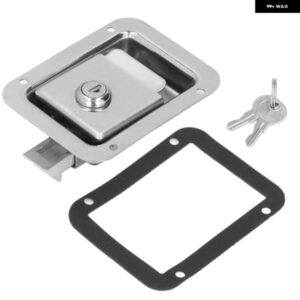 ツーリング用トレーラーロック ステンレス フラッシュ マウント パドルハンドル RVドア ツール ボックス キャビネット 電気 ボックス RVドア