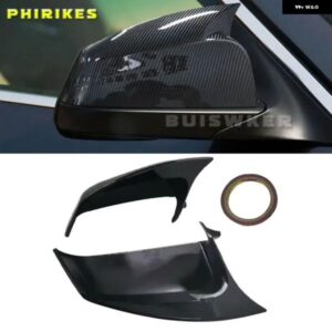 サイドウィング バックミラー カバー キャップ BMW 5 6 7シリーズ E60 E61 E63 E64 F01 F02-F04 F06 F07 F10 F11 F12 F13 カーボン ブラック