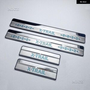 カー スタイリング ドアシル スカッフプレート トリム プロテクター 日産 X-TRAIL XTRAIL T32 2014 - 19