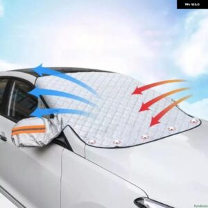 レクサス ES ES300H ES350/250/200 2013 - 16 17 マグネット式車用 フロントガラス サンシェード 極厚 雪 氷