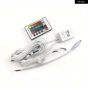 マルチカラー RGB LED エンジェルアイズ BLUETOOTH 対応 スマートフォン アプリ 制御 RF リモート コントローラ ー - 4　outputs