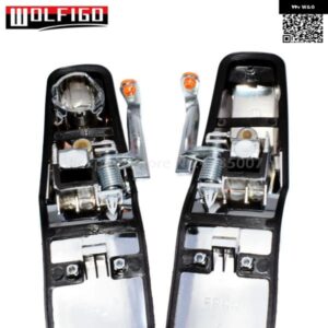 フロントリア LH RH クローム アウター ドアハンドル シボレー タホ GMC ユーコン シエラ デナリ 25960525 25960526 25960521 25960522 - Rear　Pair