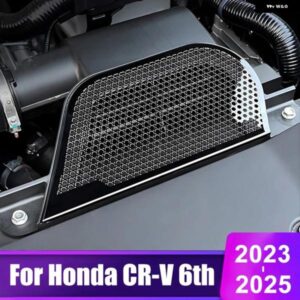 ホンダ CRV 2023 2024 2025 CR-V 6代目 ガソリン エンジン エアインテークカバー ステンレス トリム 防汚アクセサリー
