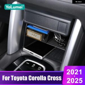 トヨタ カローラ クロス XG10 2021 - 24 2025 ハイブリッドカー用 センターストレージ ボックス オーガナイザー コンテナ ホルダー アクセサリー