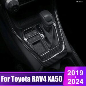 トヨタ RAV4 2019 - 24 RAV 4 XA50 ハイブリッドカー ギア シフト パネル カバー トリム ステッカー インテリア アクセサリー