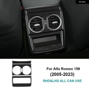 リアルソフトカーボン アルファロメオ 159 2005-2017 - 23 車用リア排気口 パネル ステッカー