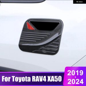 トヨタ RAV4 XA50 2019 - 24 RAV 4 ハイブリッド車 燃料タンクカバー オイルキャップ トリム ステッカー アクセサリー