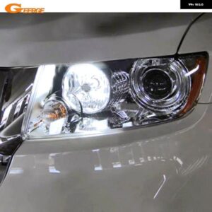 ジープ グランド チェロキー 2011 - 15 HID ヘッドライト 超高輝度 ホワイト リフレクター 3157 LED バルブ デイタイム ランニングライト