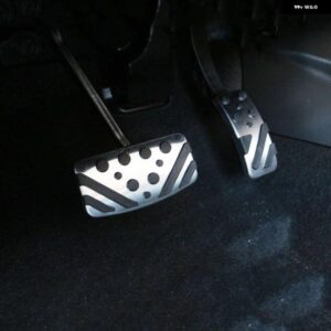 三菱 アウトランダー2 3 パジェロ 4 モンテロ ショーグン スポーツ V80 V87 V93 V97 2007-2021 車用燃料ブレーキペダルカバー パッド アクセサリー