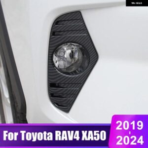 トヨタ RAV4 2019 - 24 RAV 4 XA50 ハイブリッドカー フロント フォグランプ トリム フレーム ランプ アイブロウカバー アクセサリー