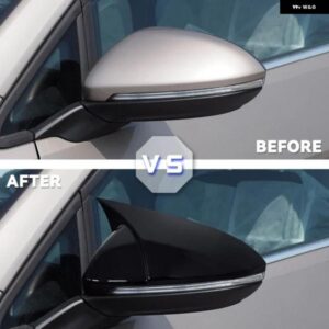 リアビューサイドミラー カバー VW ゴルフ MK6 MK7 7.5 GTI R GTD ベース 2009-2020 ミラー キャップ カーアクセサリー - MK6　Carbon