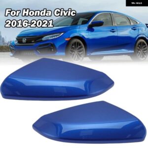 バックミラー サイドミラー ハウジング カバー キャップ ホンダ シビック 2016-2021 ハウジング カバー キャップ ブルードアバックミラー カーアクセサリー