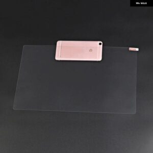 車用HDマット強化ガラススクリーン プロテクター センター コントロール タッチスクリーンナビゲーション プロテクター ガラスフィルムTESLA MODEL S X - Auti-blue