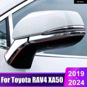 トヨタ RAV4 XA50 2019 - 24 RAV 4 XA 50 ハイブリッドカー バックミラー サイドモールディング カバー トリム アクセサリー