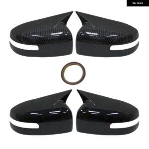 三菱 ランサー X 10 EX EVO 2013-2016 サイドドア バックミラー カバー トリム カー スタイリング アクセサリー カーパーツ - No　light　Carbon　LooK
