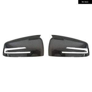 リアビューサイドミラー カバー キャップ メルセデスベンツ W176 W246 W204 W212 W221 C117 X204 X156 カーボン/ブラックミラー シェルリッド - Carbon　fiber　pattern