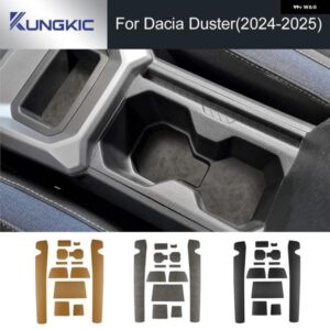 13PCS レザー滑り止めスロット パッド DACIA DUSTER 3 2024 2025 車ドア溝マット 自動車内装 トリム DACIA DUSTER3 アクセサリー