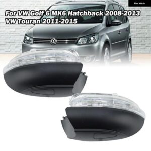 サイドミラー ウィンカーライト ボトムアンダー ホルダー フォルクスワーゲン ゴルフ 6 MK6 2008-2013 VWトゥーラン2011-2015ドアミラー ライト