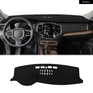 紫外線防止 ダッシュボード マットカバー ボルボ XC90 2014-2021 センター コンソール プレミアムフランネル プロテクター パッド サンシェード アクセサリ