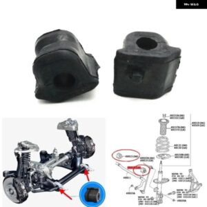フロントスタビライザーバーブッシュ ゴム ホルダー ブッシング 2個 トヨタ カローラ 2007 - 13 OEM:48815-02190