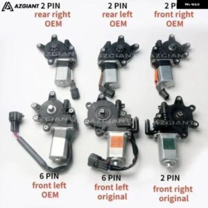 日産 TIIDA 2005-2010 シルフィ リヴィナ シビック ティアナ フロント リア 左 右 ウィンドウガラス 電動リフティングモーター 80731-ED00A - front　right　OEM
