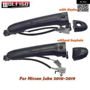 フロント左右アウトサイド ドアハンドル キーレスエントリー付き 日産 ジューク 2010-2019 80644-3WC2A 80640-3WC2A 80644-1FE0A 80640-1FE0B