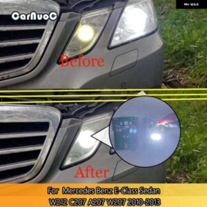 2個 LED パーキング ポジションライト ヘッドランプ メルセデスベンツ E クラス W212 C207 A207 W207 2010 - 13 自動車アクセサリー