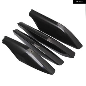 ブラック ABS ルーフラックバーレールエンド カバー シェル 4個 トヨタ ランドクルーザー プラド FJ120 2003 - 2006 - 09 - 2PCS