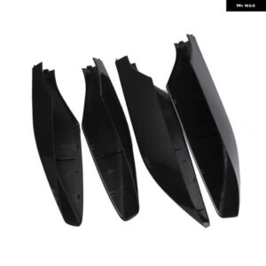 ブラック ABS ルーフラックバーレールエンド カバー シェル 4個 トヨタ ランドクルーザー プラド FJ120 2003 - 2006 - 09 - 4PCS