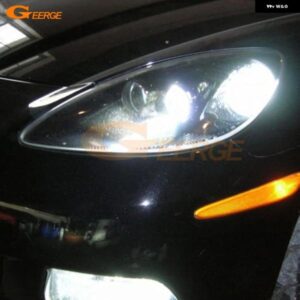 シボレー コルベット C5 C6 1998-2013 超高輝度ホワイト リフレクター 3157 LED バルブ デイタイム DRL ライト