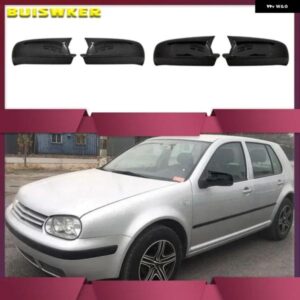 バットサイドミラー カバー ゴルフ 4 ボーラA4 MK4 VW 1999-2006 GTI R32 カーアクセサリー ピアノブラック チューニング オートスポーツ