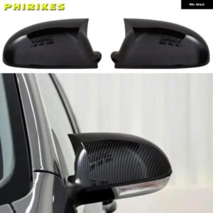 バックミラー カバー キャップ トリム VW ゴルフ 5 MK5 GTI R32 2003 - 2009 リアウィングミラー キャップ 左 + 右 M スタイル カーサイド