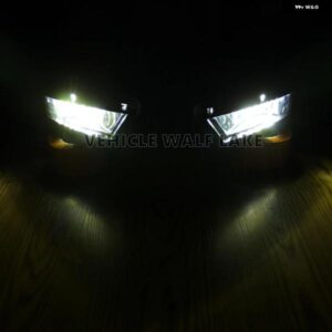 ライト シュコダ オクタビア 5E MK3 LCI 2017 2018 2019 フロント バンパー LED / ハロゲン フォグランプ ライト / グリル カバー / ワイヤー ハーネス - 1pc　Left　Lamp