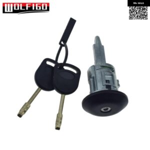 フロント左ドアロックバレル メタル YC15V220K51BA 4060639 フォード トランジット MK7 2006-2014 MK6 2000-2006 キー2個付き