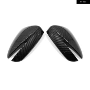 2個 サイドドアミラー カーボンルック リアビュー バックビューキャップ トリム カーカバー オーバーレイ スタイリング マツダ CX-5 CX5 2015 2016 - Chrome