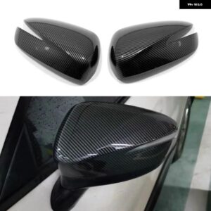 2個 サイドドアミラー カーボンルック リアビュー バックビューキャップ トリム カーカバー オーバーレイ スタイリング マツダ CX-5 CX5 2015 2016
