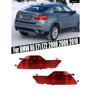 リア バンパー フォグランプ リフレクター ブレーキランプ BMW X6 E71 E72 2008 - 12 63147187219 63147187220 カーアクセサリー