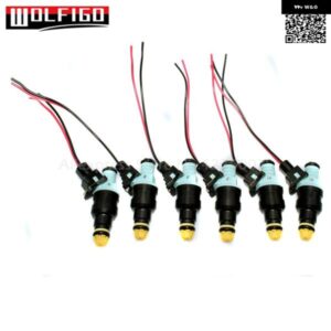 1セット/6セット 燃料 インジェクター コネクタ付き BMW 2.5 3.0 323I 325I 525I M3 0280150415 13641730060 852-12119 - 1　Set
