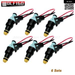 1セット/6セット 燃料 インジェクター コネクタ付き BMW 2.5 3.0 323I 325I 525I M3 0280150415 13641730060 852-12119