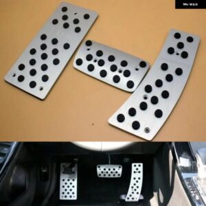 ホンダ アコード 2008-2012 2013 LHD アルミ パッド ペダルセット ガス アクセル ブレーキ フットレスト AT カーアクセサリー穴 あけ加工必要