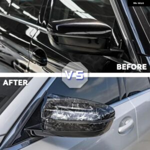 車 外装 サイドドアバックミラー カバー キャップ BMW 3/4/5/6/7/8シリーズ G11 G12 G14 G15 G16 G20 G21 G22 G23 G30 G31 - Bright　black