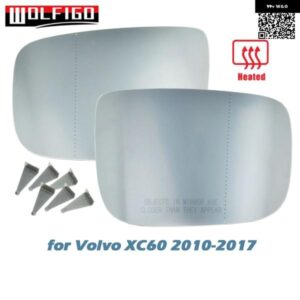 左 右ヒーター付きウィングリアミラー ガラス バックプレート付き ボルボ XC60 2010 2012 - 17 31217273 31217278