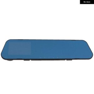 1080P 車載レコーダー ループビデオ 防眩 バックミラー 薄型車載レコーダー シングルレンズ ブルーミラー ループビデオ